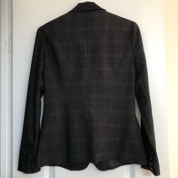 Dynamite Gray & Black Plaid Blazer - Picture 6 of 7